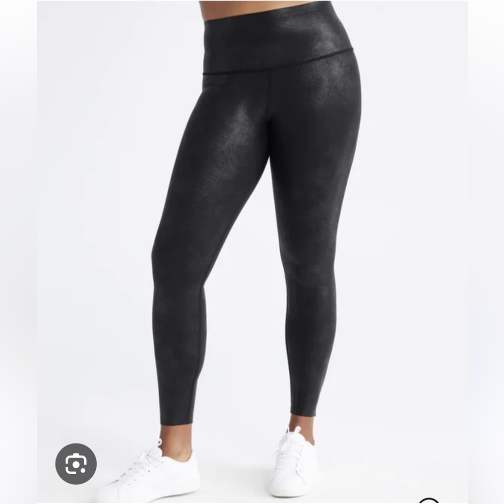 Knix Birds Papaya Leather Like Leggings